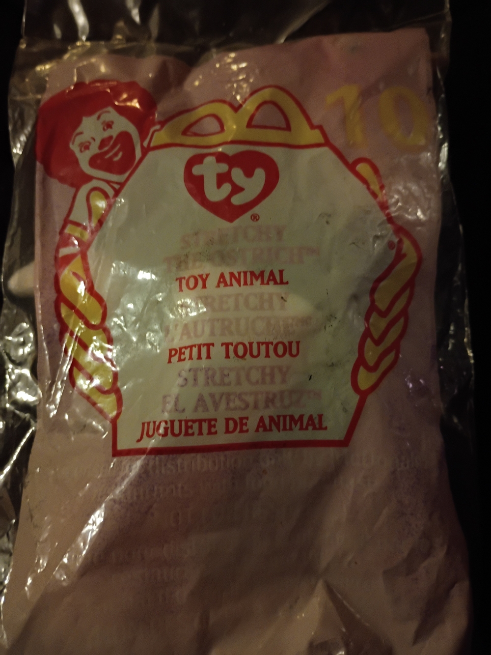 Ty McDonald's Stretchy - Animal in Branded Packaging